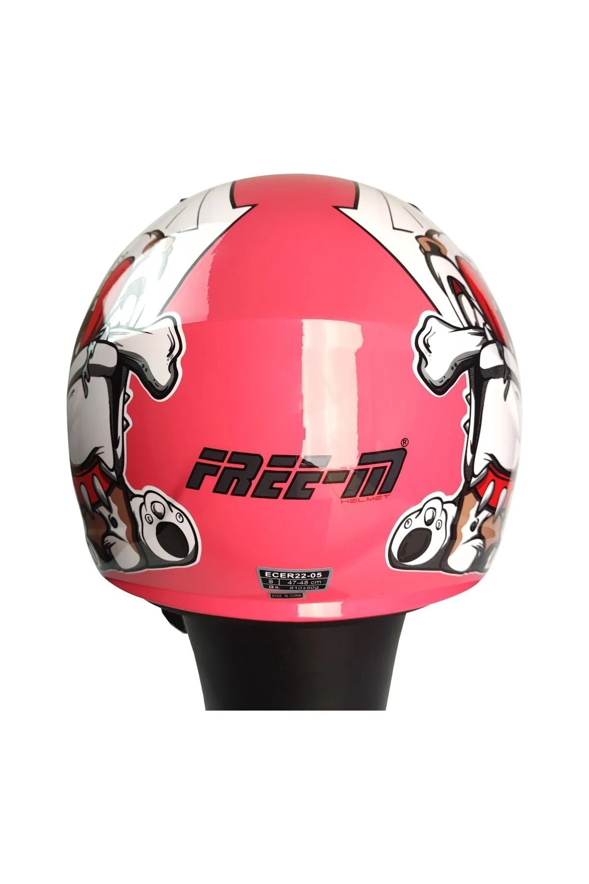 FREE-M FR205 YARIM ÇOCUK KASKI (PEMBE)