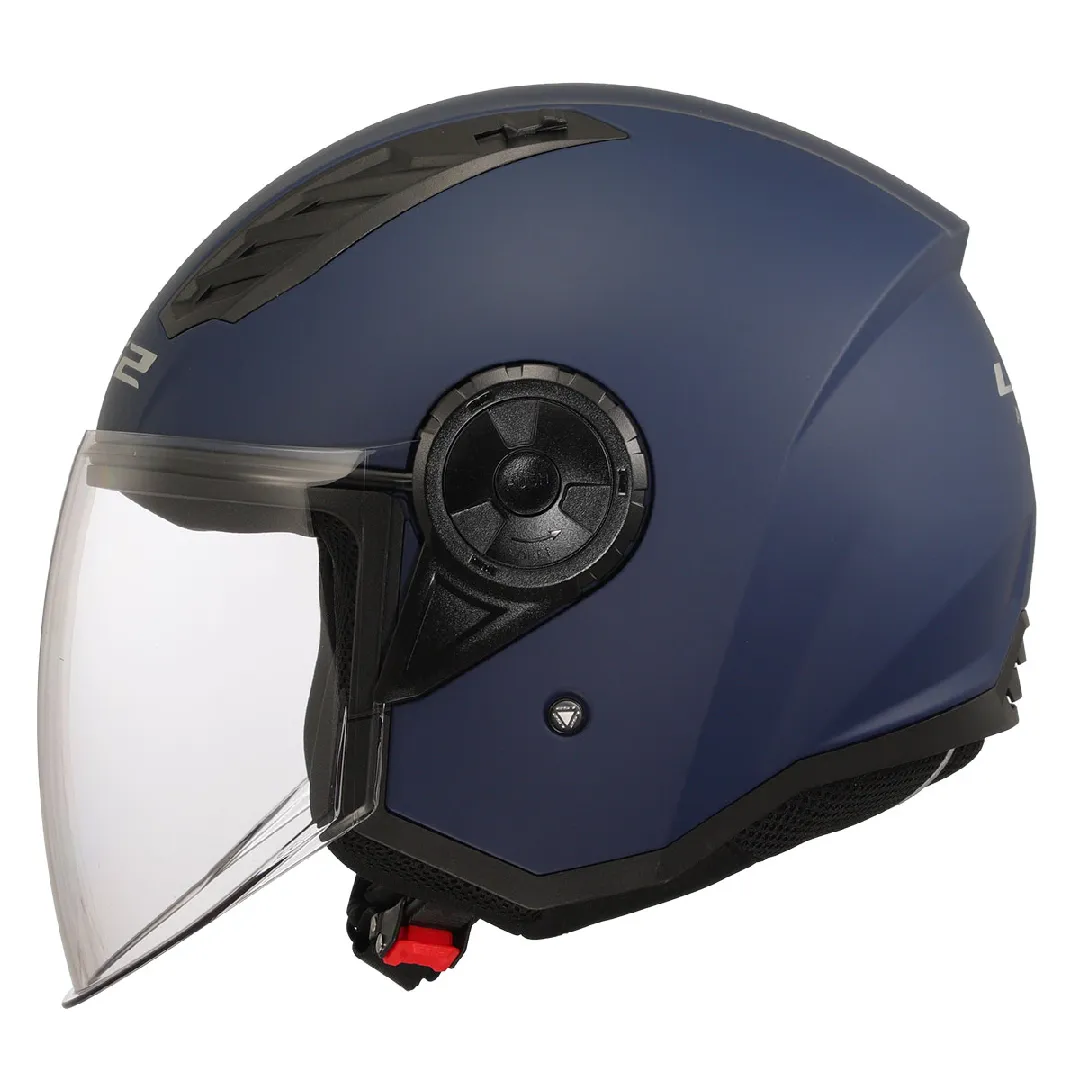 LS2 AIRFLOW 2 YARIM KASK MAT NAVY MAVİ