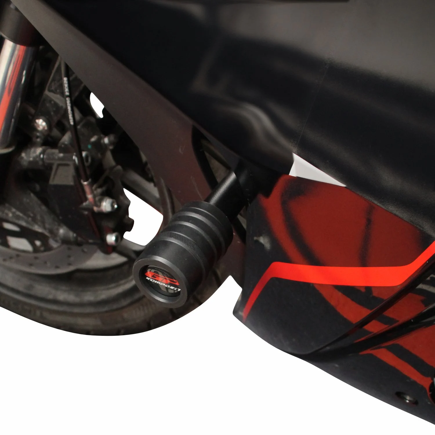 GP KOMPOZİT RKS R250 2022-2024 UYUMLU MOTOR KORUMA DEMİRİ SİYAH