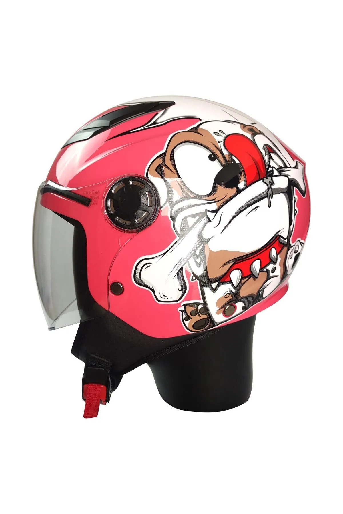 FREE-M FR205 YARIM ÇOCUK KASKI (PEMBE)