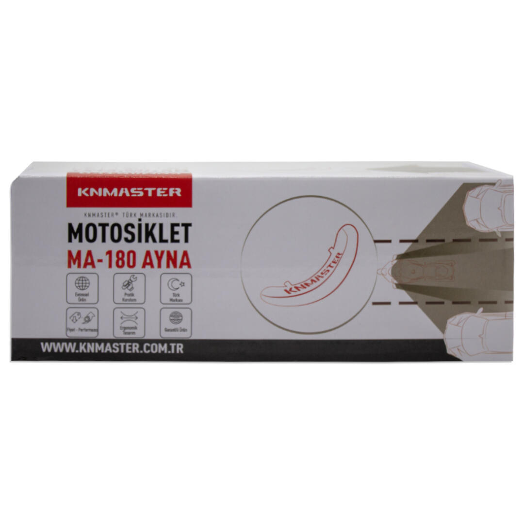 KNMASTER EVRENSEL MA-180 MOTOSİKLET KÖR NOKTA AYNASI