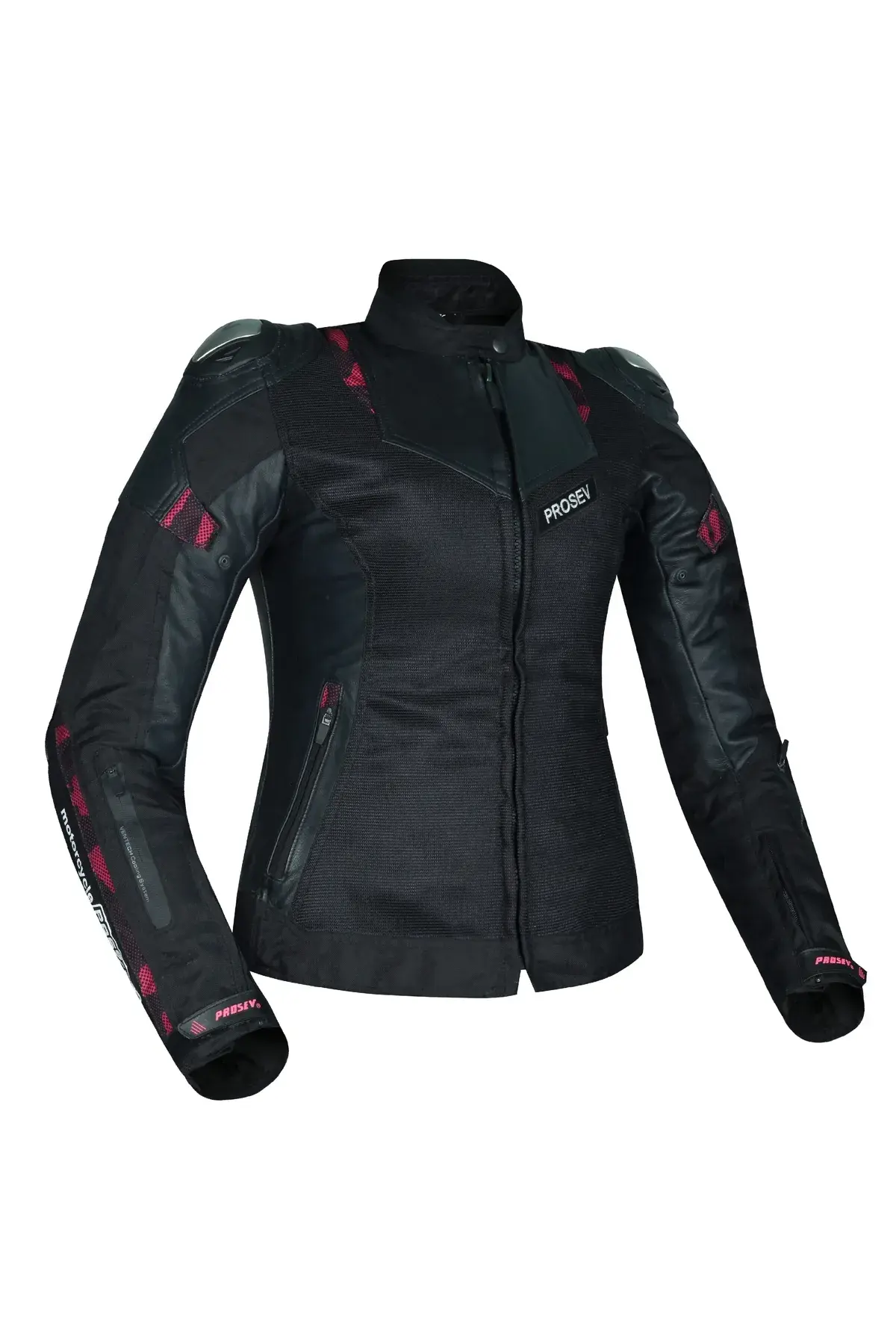 PROSEV W51A ROSE LEATHER 4 MEVSİM KADIN MOTOSİKLET MONTU