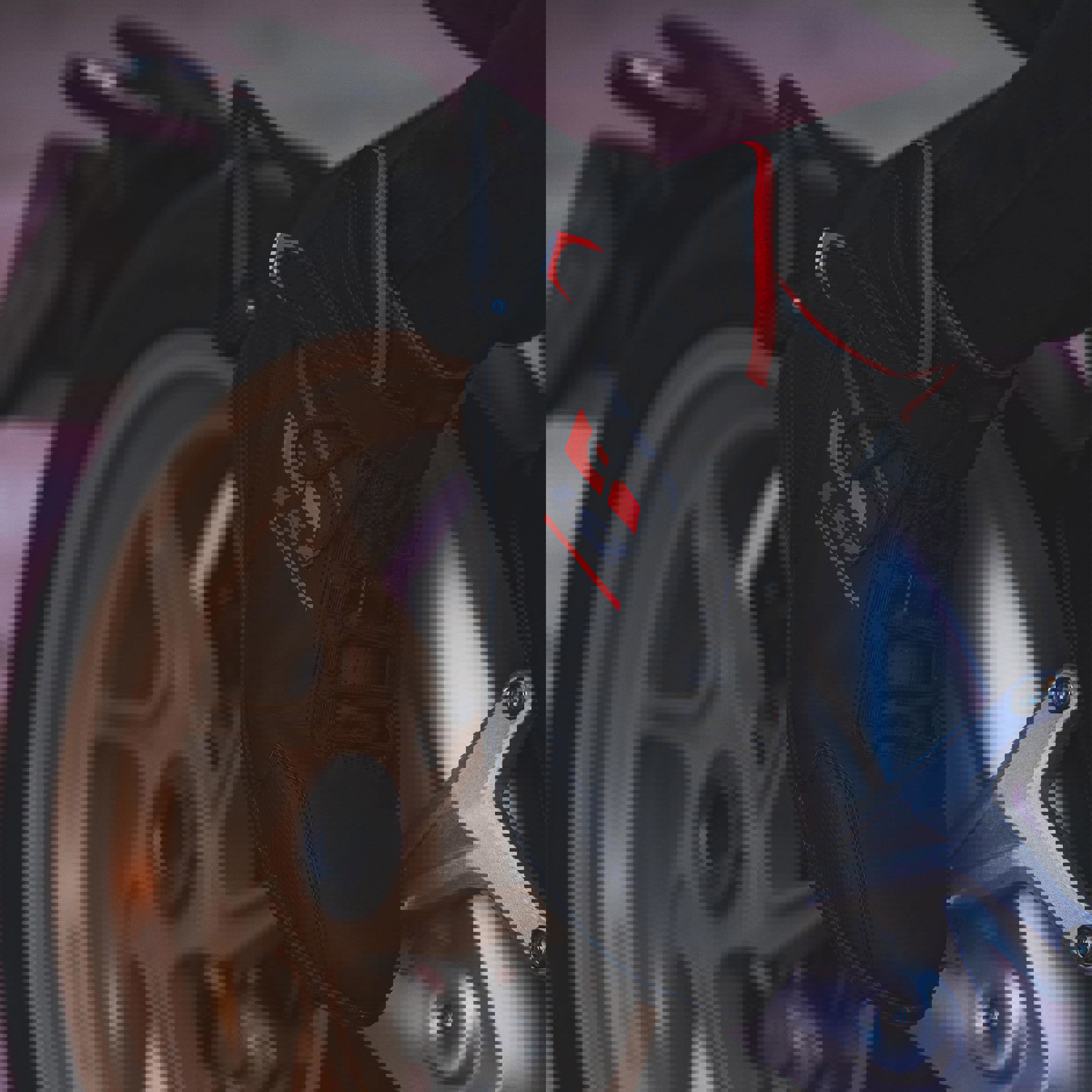 LS2 GARRA WP MOTOSİKLET BOTU SİYAH-KIRMIZI