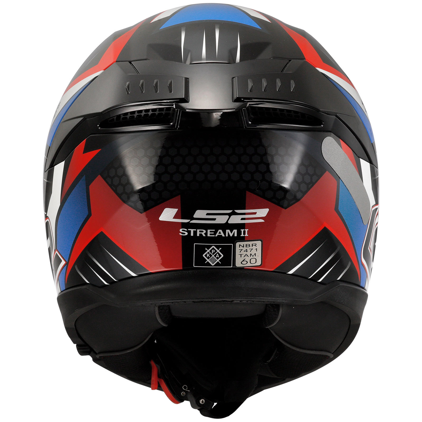 LS2 STREAM 2 TINUX SİYAH-KIRMIZI KASK