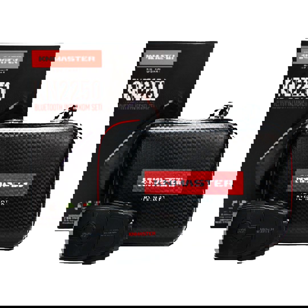 Knmaster KN2250 Motosiklet Kask İnterkom Bluetooth Intercom Kulaklık Seti