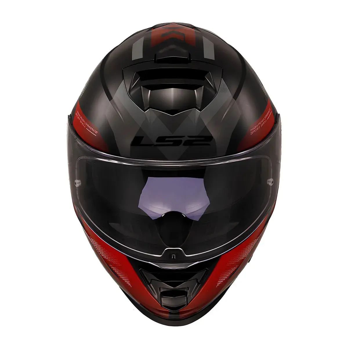 LS2 STORM 2 KRONOS KIRMIZI-GRİ KASK