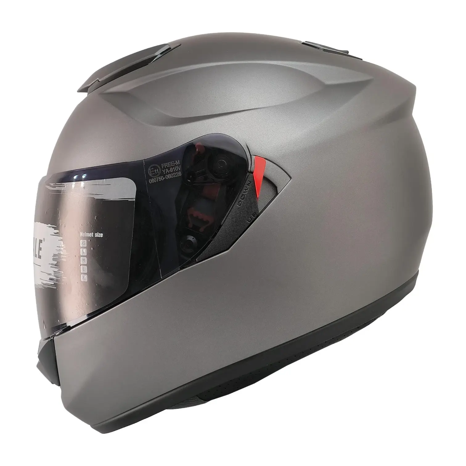 FREE-M FR913 MAT GRİ FULL FACE KASK