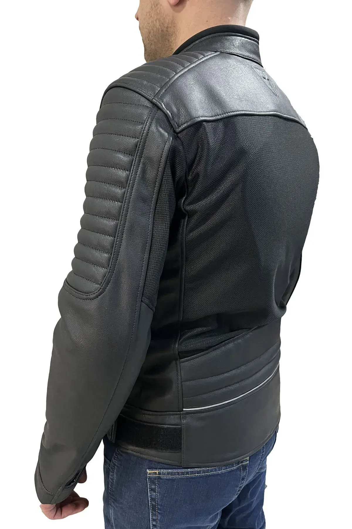 VENOM BLADE DERİ FİLELİ CEKET