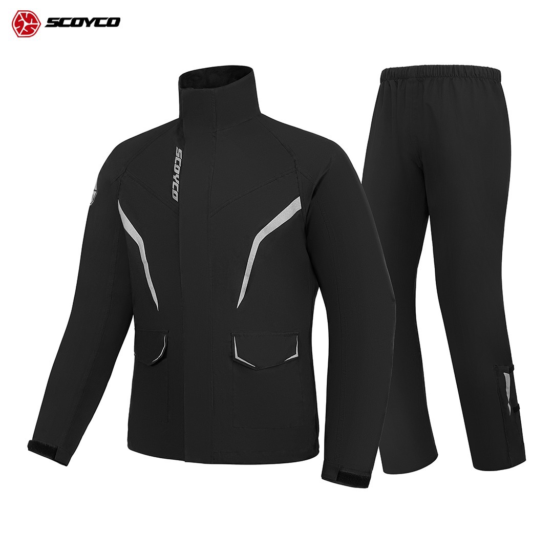 Scoyco RC10 Yağmurluk Takım Siyah